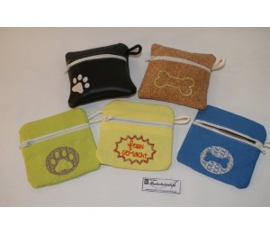 ITH Stickserie - Zipper Taschen "Hund"